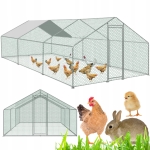  Woliera / Wybieg dla kur i królików 3x6x2m