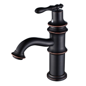 STYL CZARNA BATERIA UMYWALKOWA ŁAZIENKOWA KRAN 9116-1