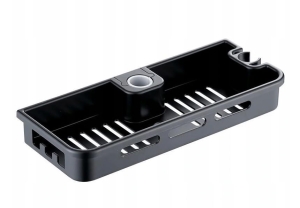 PÓŁKA KOSZYK NA AKCESORIA DRĄŻEK PRYSZNIC CZARNY