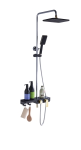 COMFORT zestaw natryskowy deszczownica BLACK