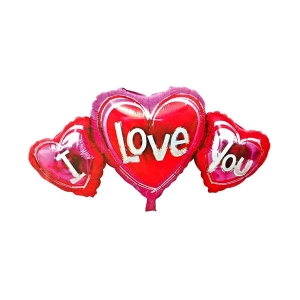 Balon foliowy serca I Love You 96x48! Zaręczyny