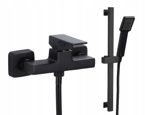 Bateria prysznicowa BLACK  DRĄŻEK  ZESTAW prysznicowy 3600-5C+