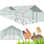 Woliera / Wybieg dla kur i królików 3x8x2m